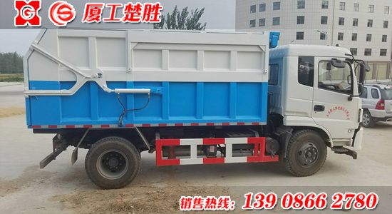 東風(fēng)專用底盤壓縮式對(duì)接垃圾車