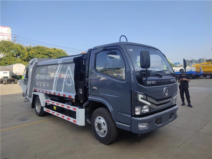 上京牌、地下室5方壓縮式垃圾車(chē)